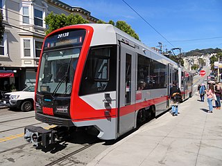 San Francisco Municipal Railway fleet LRV and Bus Fleet of the San Francisco Municipal Railway (Muni)