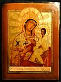 Tychwińska Ikona Matki Bożej, deska, tempera, 47,5*39,5cm z XIX w