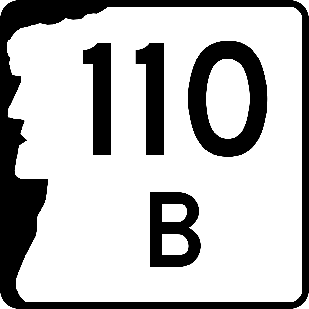 NH b110. Route 110. 110 Number. Эмблема 110b Vito.