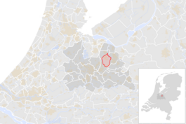 Locatie van de gemeente Soest (gemeentegrenzen CBS 2016)