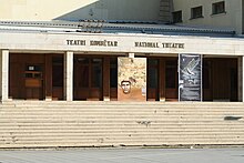 The National Theatre, in Pristina National Theatre of Kosovo.jpg