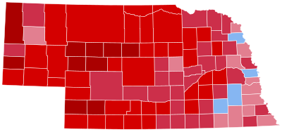 Resultados de las elecciones presidenciales de Nebraska 2008.svg