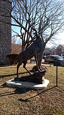 Elk statue