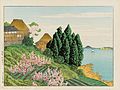 Artistic rendition of Hizen Kabeshima by Kawase Hasui