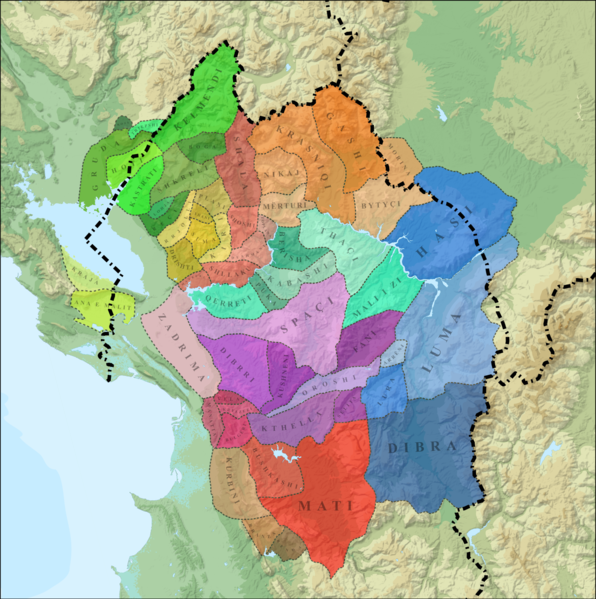 File:Northern Albanian Tribal Regions.png