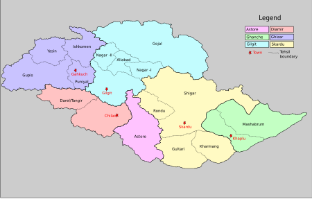 Districts of Gilgit-Baltistan, 2004 Northern Areas Pakistan.svg