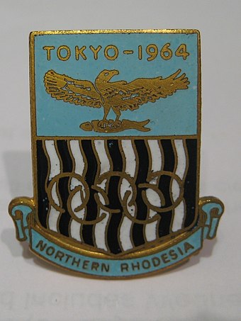 Northern Rhodesia Olympic Team badge