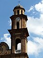 Il campanile della collegiata di Santa Maria Maggiore, Novi Ligure, Piemonte, Italia