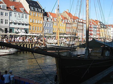 The Nyhavn canal is popular place to go for a drink