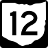 Маркер State Route 12 