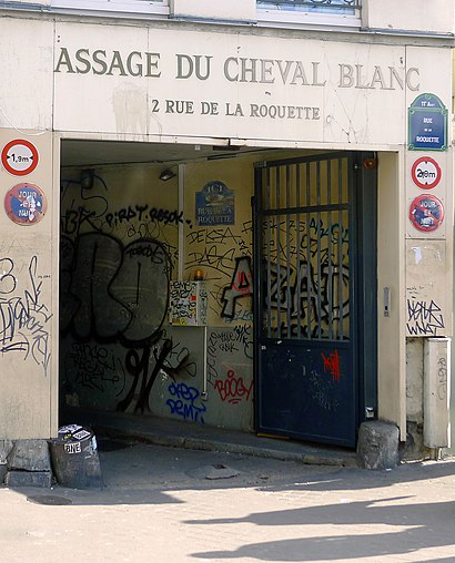 Comment aller à Passage du Cheval Blanc en transport en commun - A propos de cet endroit