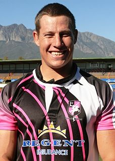 PJ van Zyl Rugby player