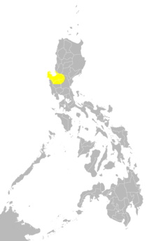 Pangasinan language maximum extent.png