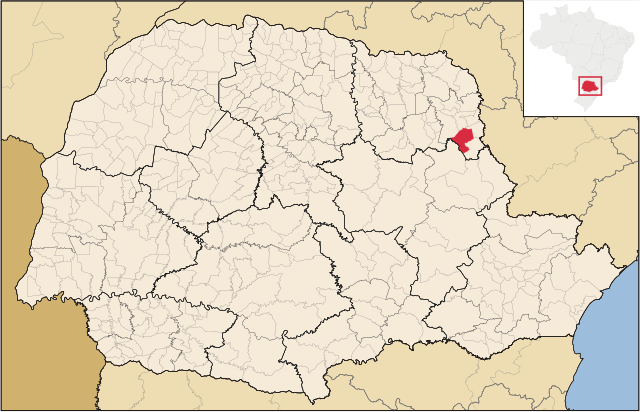 Localização de Wenceslau Braz no Paraná