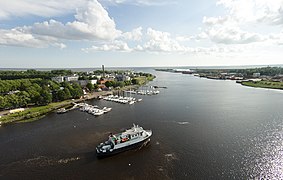 Le fleuve à Pärnu