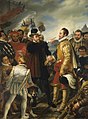 Philip II of Spain berating William the Silent Prince of Orange by Cornelis Kruseman