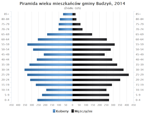 Piramida wieku Gmina Budzyn.png