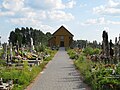 Polski: Kaplica z 1904r na cmentarzu katolicki w Janowie, gmina Janów, podlaskie English: Chapel from year 1904 at cemetery in Janów, gmina Janów, podlaskie, Poland