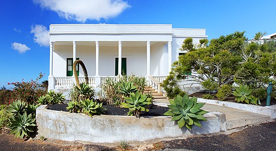 Portico at the Museo Agrícola el Patio Tiagua Lanzarote