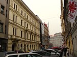 Vladislavova ulice - pohled do Charvátovy