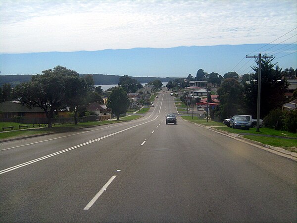 Princes Highway at Eden.