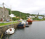 Kustwachtershuis aan de haven van Clifden (2006)