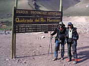 Aconcagua: Trasee, Vezi și, Legături externe