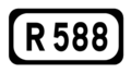 File:R588 Regional Route Shield Ireland.png