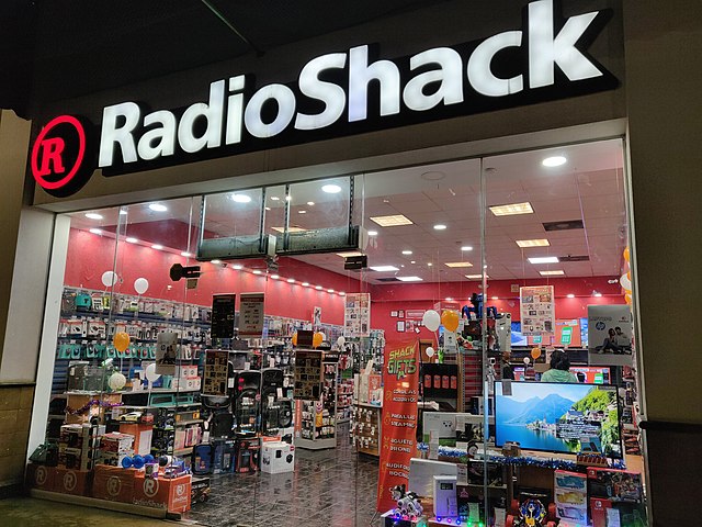 RadioShack store in the Macroplaza shopping mall in Tijuana, Mexico (2019)