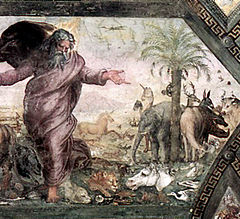 De schepping van de dieren Raffaello Sanzio, Vatikaanmuseum