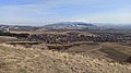 Vue générale de Rasnik et le Mont Vitocha au fond