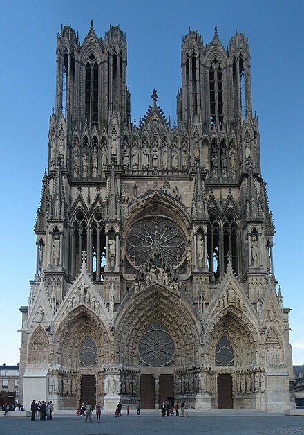 The cathedral at Reims