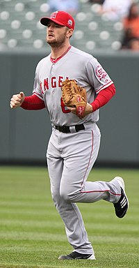 Rich Thompson i Los Angeles Angels of Anaheims dräkt 2011.