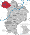 Lage der Gemeinde Riedenburg im Landkreis Kelheim