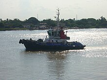 Boat on Pánuco River at Tampico