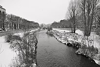 River Arlanzón in winter