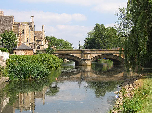 The river at Stamford