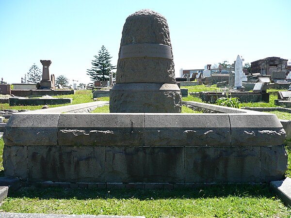 John Robertson Memorial, South Head Cemetery, Vaucluse, New South Wales, designed by John Horbury Hunt