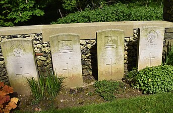 Soldats tombés en avril 1917 lors des combats pour la prise de Roeux.