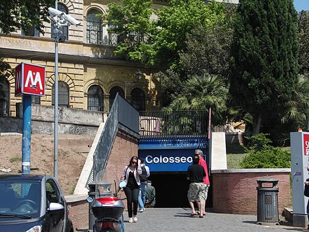 Rome metro Colosseo