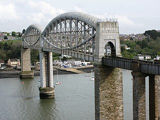 Royal Albert Bridge Railway bridge spanning the River Tamar in southwest England