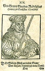 Минијатура за Рудолф III (војвода на Саксонија-Витенберг)