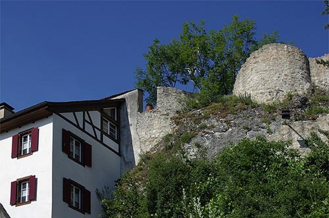 Ruins of Münchenstein Castle.