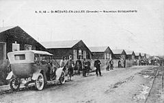 Saint-Médard-en-Jalles, baraquements au camp de Souge