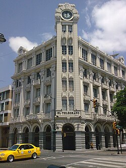 Antiguo edificio sede del diario El Telégrafo.
