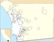 Black Mountain is located in San Diego County, California