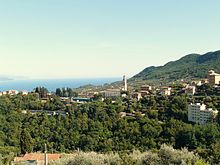 La frazione collinare di San Lorenzo della Costa