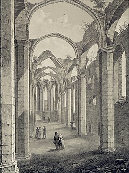 De Sint-Catharinakerk in 1858