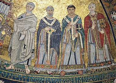 Petrus, Cornelius, Julius I en Calepodius
