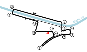 Formel-E-Rennstrecke Santiago (Parque Forestal)